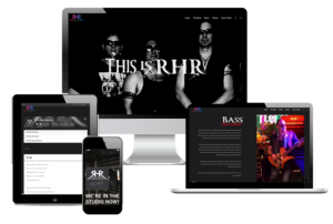 Rage Hate Reason Band Responsive Website