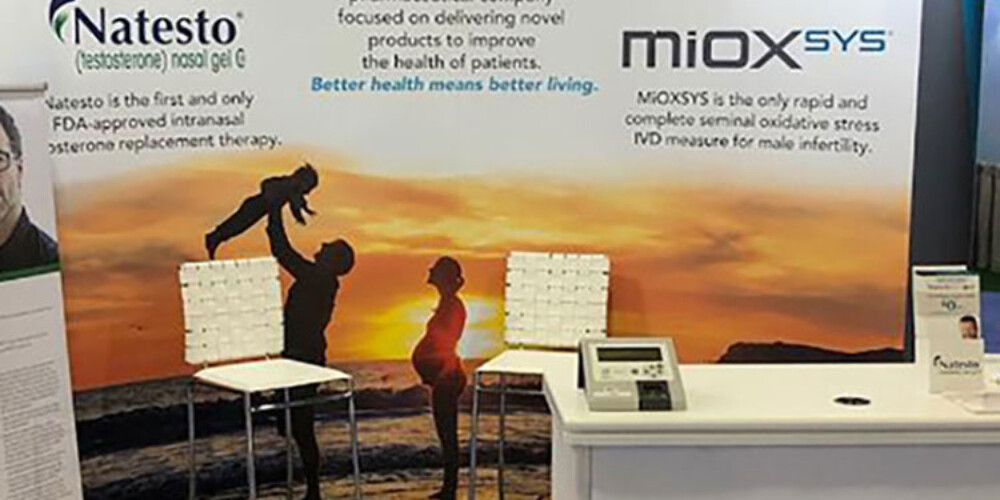 Aytu Trade Show Booth at convention