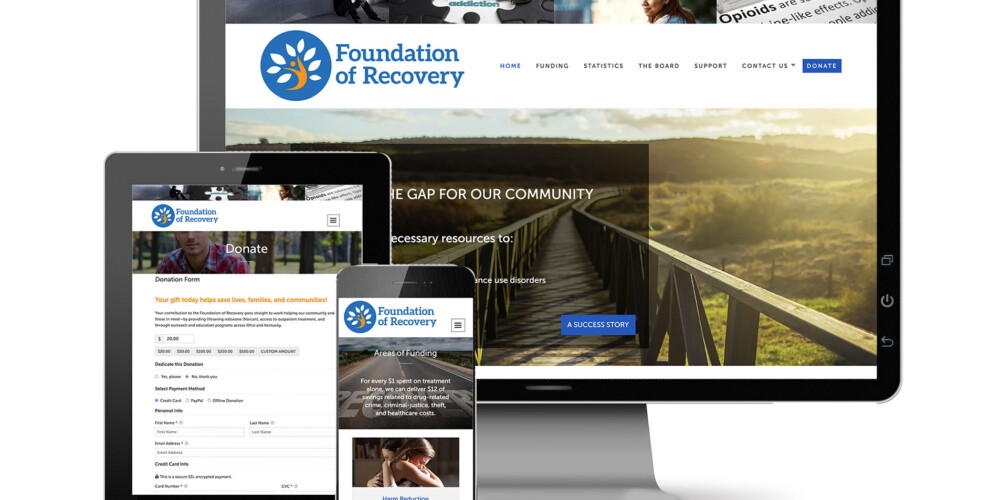 Foundation of Recovery Responsive Website