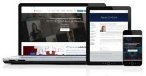 OHSAM Responsive Website on multiple devices