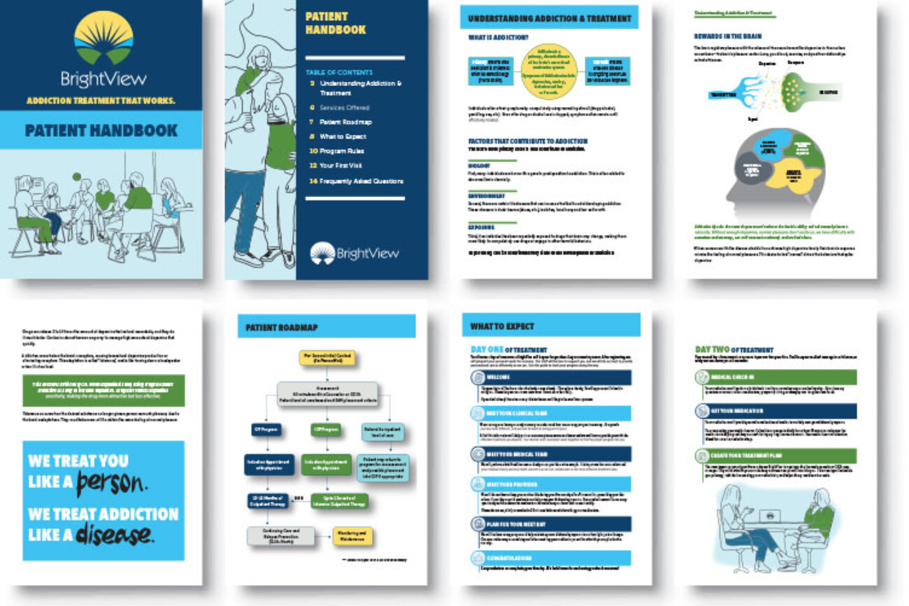 16 page Patient Handbook